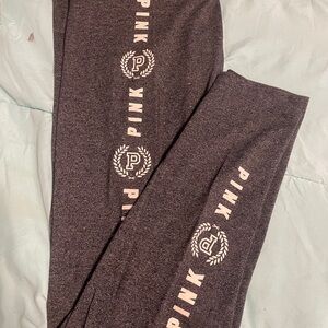 Victoria's Secret Pink Gray Leggings